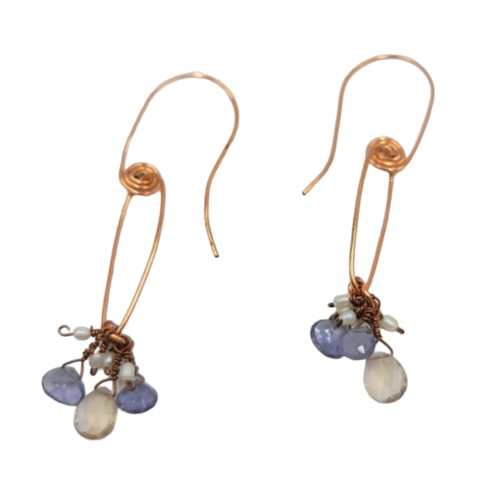 Vintage earrings handmade